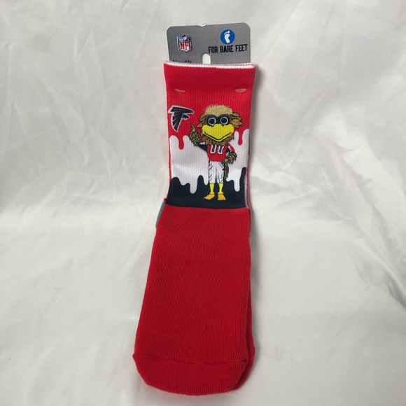 NFL Mascot Drip Atlanta Falcons Youth Red Dirty Bird Freddy OS Logo Football - Picture 1 of 3